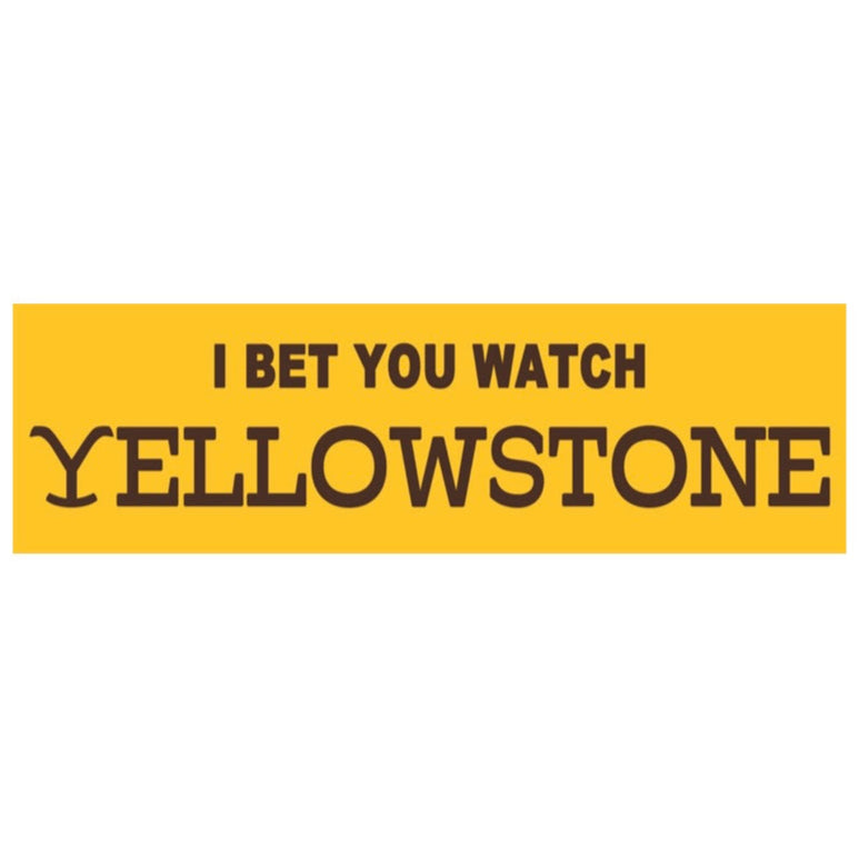 Yellowstone Bumper Sticker