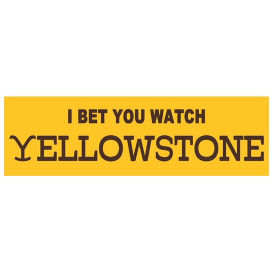 Yellowstone Bumper Sticker