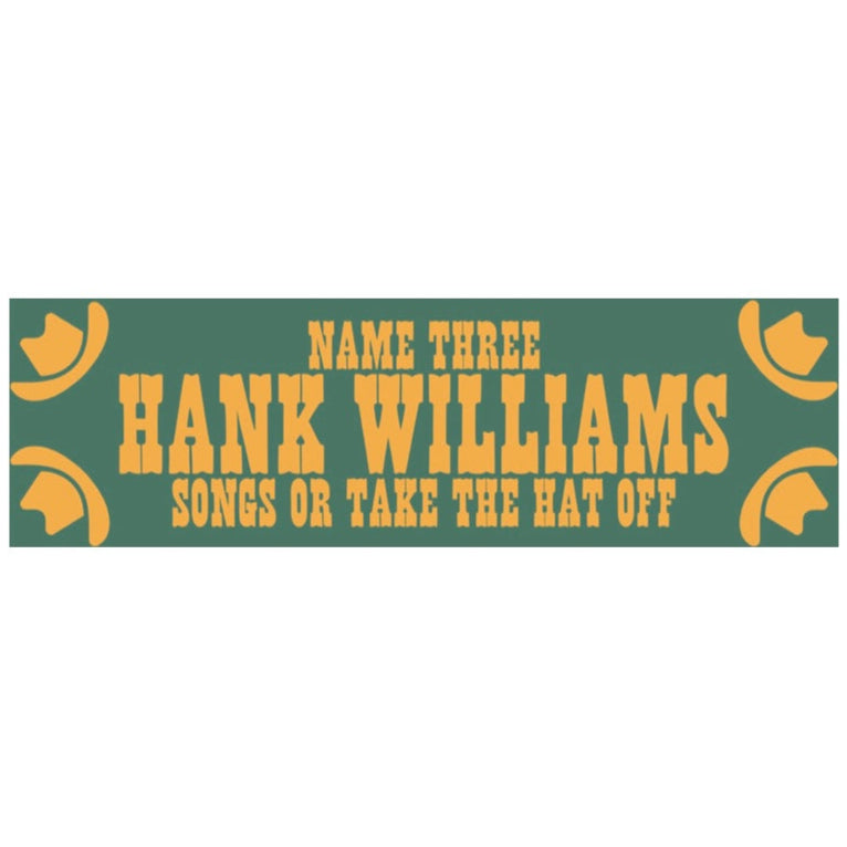 Take The Hat Off Bumper Sticker