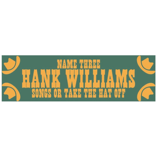 Take The Hat Off Bumper Sticker
