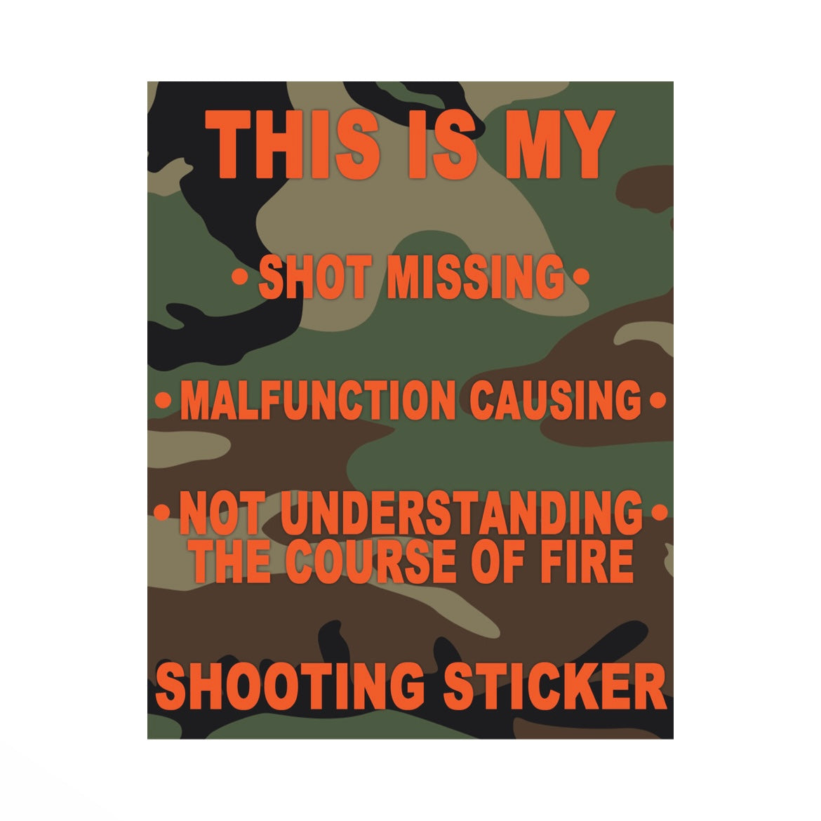 This Is My Shooting Sticker